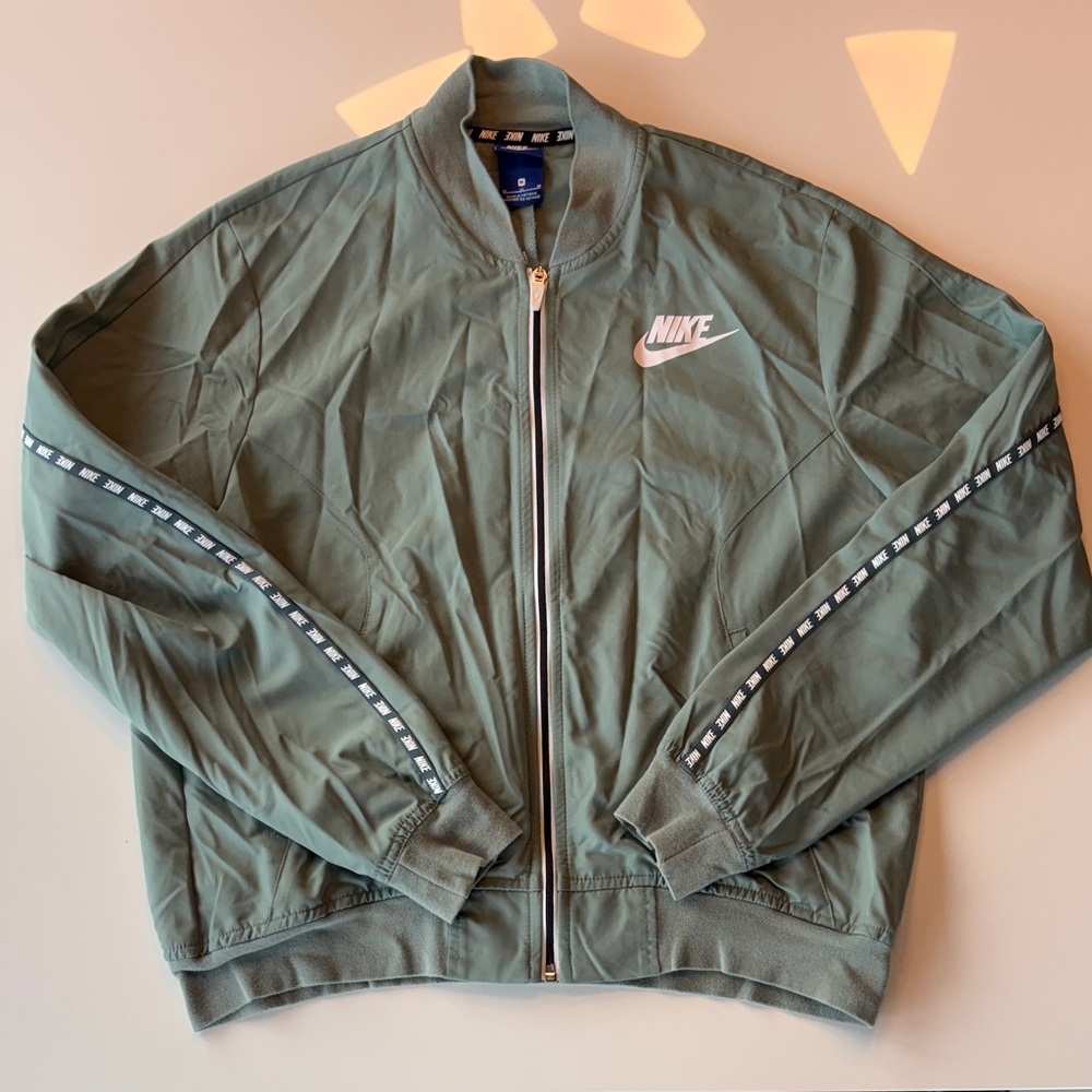 Nike Women's Sage Green Bomber Jacket